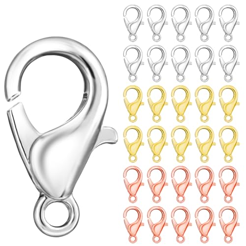 Amazon.co.jp: ロブスタークラスプ 300個 金属合金 小さなロブスター