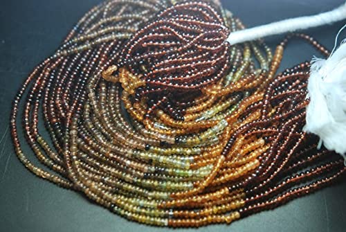 Saphir de la Toundra perles rondelles lisses 4mm pour bijoux haut de gamme