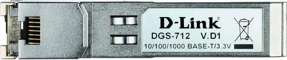 D-Link DGS-712 Transceiver convertitore multimediale di rete 1000 Mbit/s