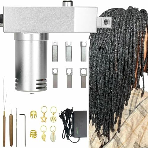 Machine à tresser les dreadlocks avec 6 têtes interchangeables