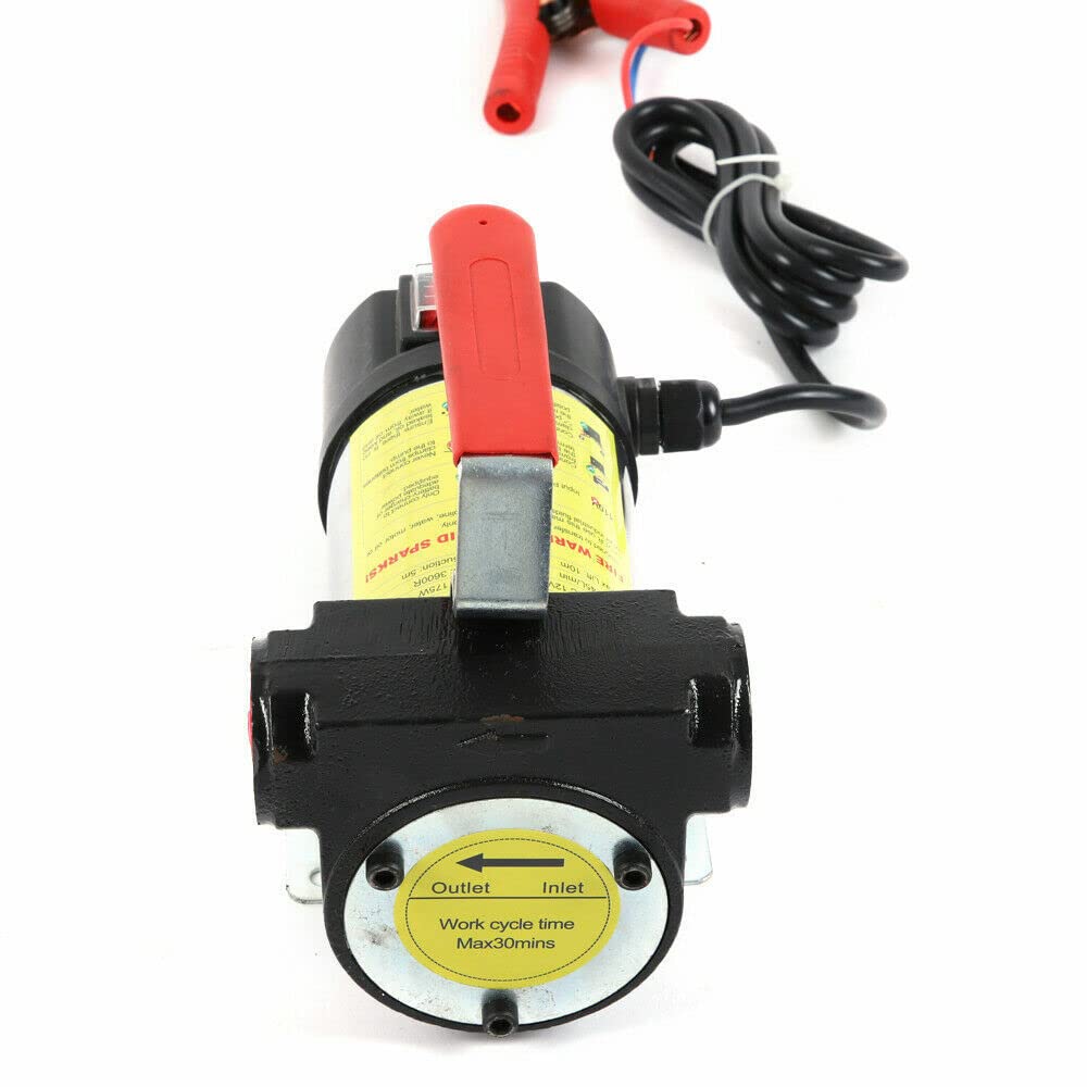 50 l/min 12 V, pompa oleju napędowego, kompletny zestaw, pompa olejowa, automatyczny pistolet z wężem i filtrem paliwa