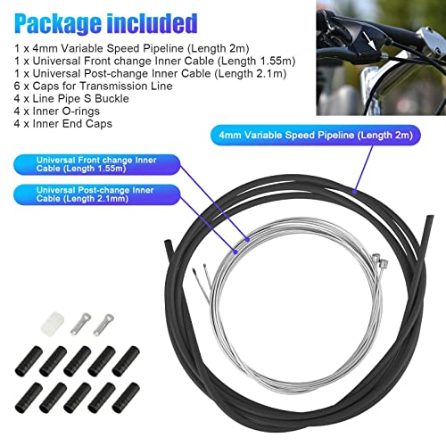 Hellery Set di Guaine per Cavi per Bicicletta, Kit...