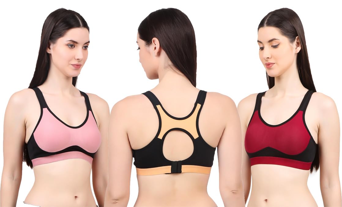 Bra for Women Cotton Non Padded, Cotton Bras Full Coverage, Comfort, Comfy, Everyday,Women Pack,Jockey Inspired Fit-picture-46