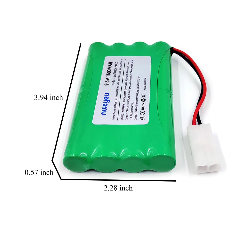 Nvizyeu Avec Prise SM, Batterie Rechargeable Ni-MH AA 6 V