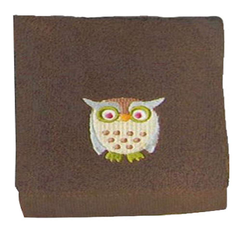 Allure Home CreationsAwesome Owls 100-Percent Cotton Washcloth Multi