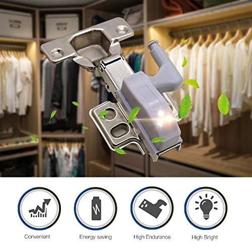 3pcs LED Kitchen Lights,under Cabinet Lighting Universal Wardrobe Light Sensor Led Kitchen Lighting Hanging Light Fixture Cupboard Lights for Kitchen Island Table Dining Room Warm/White Light