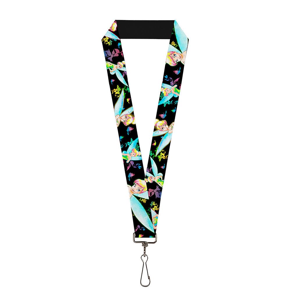 Buckle-DownLanyard-1.0-Glowing Tinker Bell Poses/Butterflies & Flow