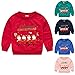 ROMIDA Weatshirts BéBé GarçOn Manches Longues Coton Sweat-Shirt Col Rond Chaud Automne Hiver NoëL Imprimé