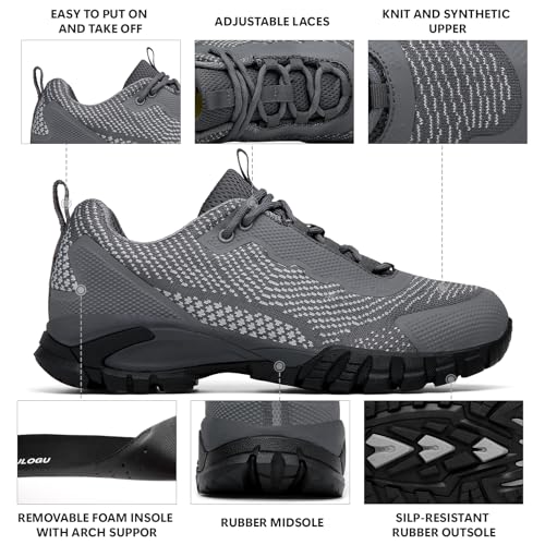 Image of LEDINEY Hiking Shoes Women Waterproof Lightweight for Trail Trekking Camping Outdoor