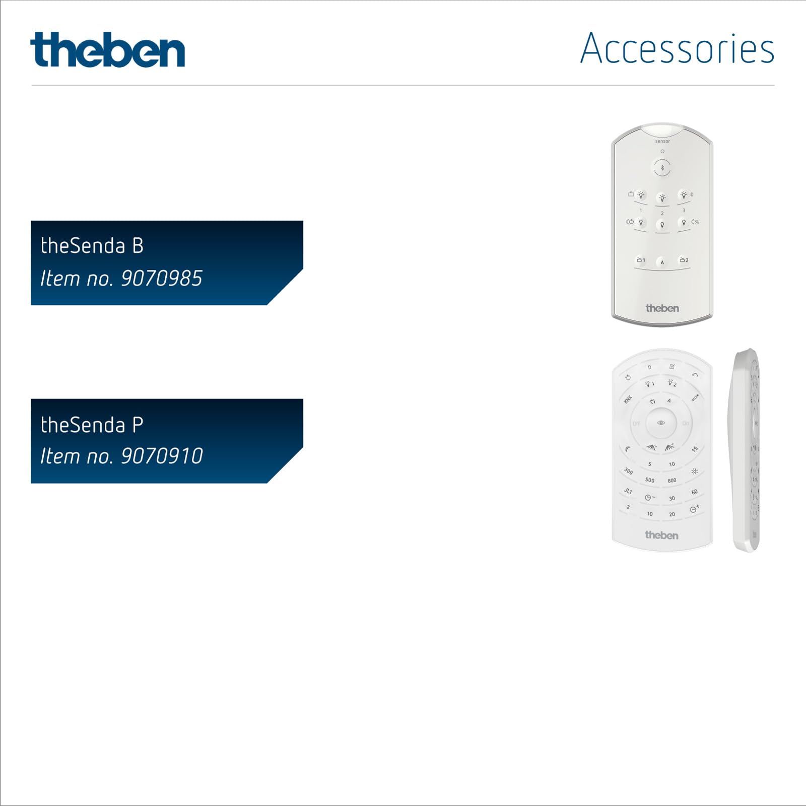 Theben 2080030 theRonda P360 Slave UP WH Präsenzmelder PIR Secondary | Unterputz-Deckenmontage, Secondary-Version für theRonda-Main, runder Erfassungsbereich 360°, 24 m/452 m², weiß