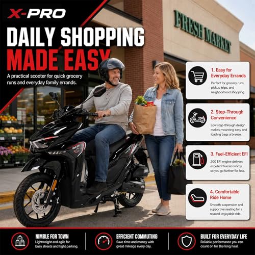 X-PRO Tinian 200 EFI Gas Scooter