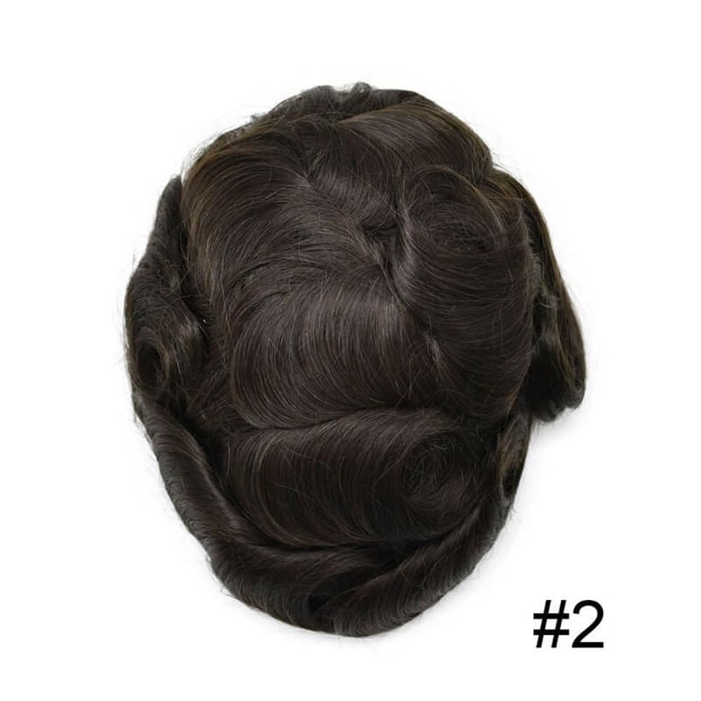 Mężczyźni Dredy podwójne węzły skóra afro peruka męska włosy ludzkie locs warkocze męskie Fryzura(2,6x8)
