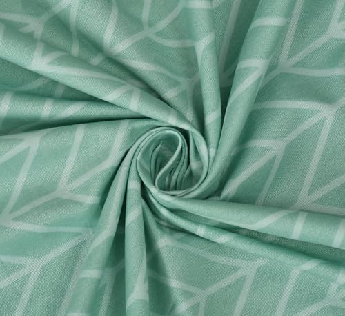 Image of Premium Pure Cotton 220 Tc Flat Double Bed Bedsheets for Summer Breathable | Wrinklefree (Size-228 X 254 Cm) with 2 Pillow Covers (Size-18 X 28 Inches, Green) - Floral