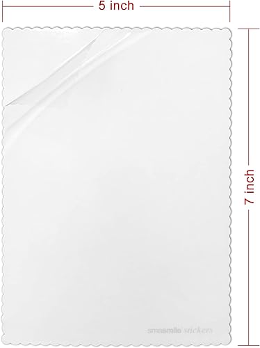 Miniatura 3 de Windshield Sticker Applicator 5 Pack 5"x7" Static Cling for Stickers Easy Application, Removal and Re-Application