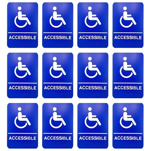 Panneau en braille avec dos adhésif puissant et facile à nettoyer