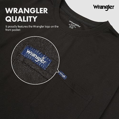 Wrangler Big and Tall Heavyweight Long Sleeve Pocket T-Shirt for Men4