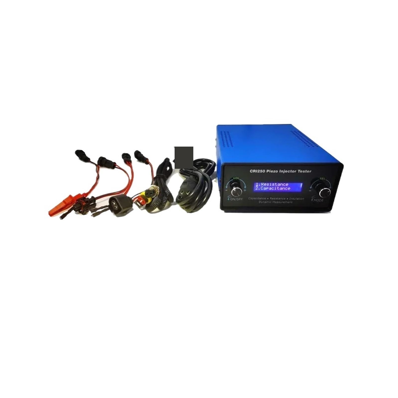Probador de inyectores, Comprobador de flujo de aire for inyector piezoeléctrico diésel Common Rail CRI250 for pruebas de resistencia, capacitancia y resistencia de aislamiento (AHE)(CRI250 Tester)