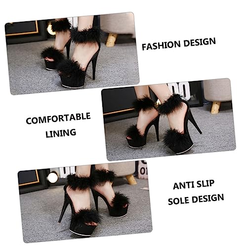 Sandales pour femmes imperméables à talons hauts mode et confort - 4