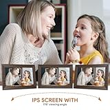 Aorpdd 10.1 Inch WiFi Cloud Digital Photo Frame, 1280 * 800 Resolution 16:10 HD IPS Touch Screen Display, 32GB Storage Space, Share Your Photos and Videos via Free Frameo at Anytime and Anywhere - Image 6