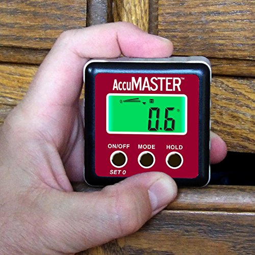 Calculated Industries 7434 AccuMASTER 2-in 1 Magnetic Digital Level and Angle Finder / Inclinometer / Bevel Gauge, Latest MEMs Technology, Certified IP54 Dust and Water Resistant