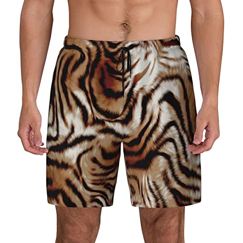 fifbird Maillot de bain hawaïen pour homme avec doublure de compression à séchage rapide avec...