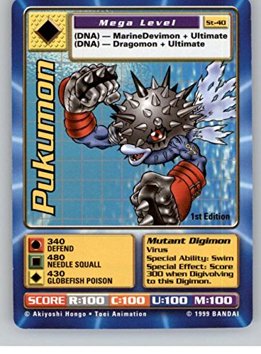 Digimon Digi-Battle CCG #ST-40 Pukumon Mega Level Digimon Set