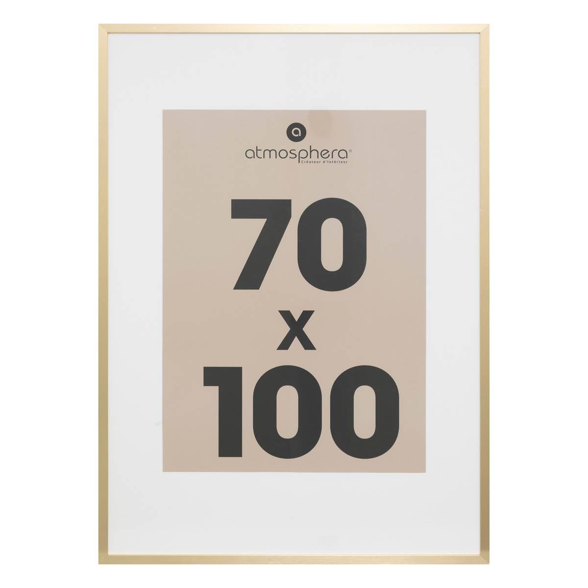 ATMOSPHERA CREATEUR D'INTERIEUR Marco de fotos Manu 70 x 100 cm dorado caja expositor