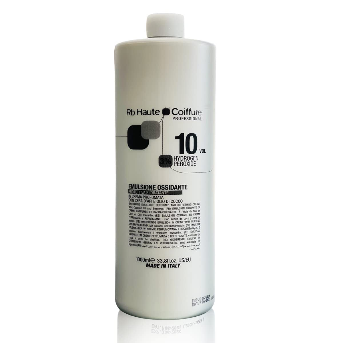 Renée Blanche Oxygen, Developer Hydrogen Peroxide Cream 10 Vol, 1000 ml
