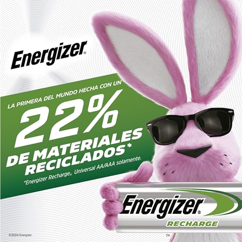 Image of Energizer Power Plus Rechargeable AAA Batteries, 800mAh Triple A Batteries (Pack of 2)