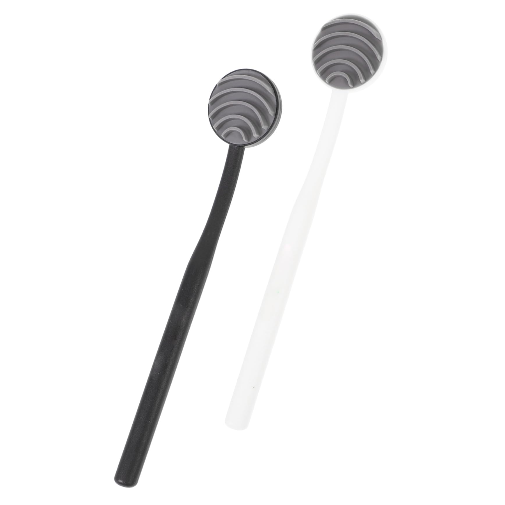 BCOATH 2Pcs Portable Tongue Scrapers for Adults and Tongue Cleaners with Extra Wide Scraping Brush Head Oral Care Supplies for Fresh Breath and