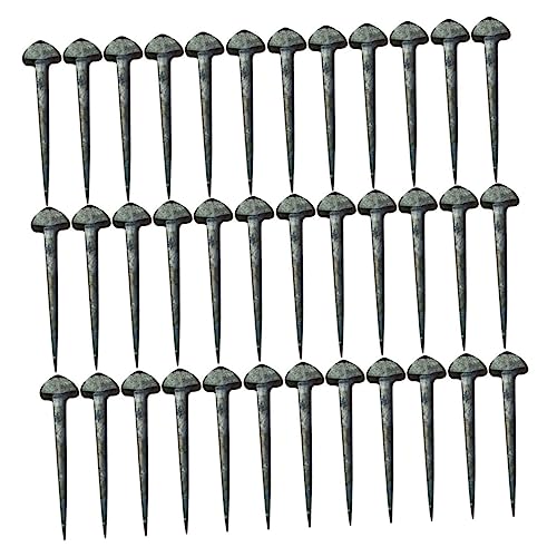 Happyyami 50pcs Horseshoe Nails Horse Accessory Rear Brake Pads Horseshoe Repair Tools Portable Horse Equipment