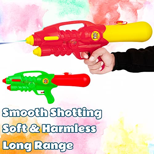 Image of Zest 4 Toyz Holi Pichkari High Pressure Water Gun Toy Long Water Gun Holi Combo of 1 Pkt Holi Color & 100 Water Balloons for Kids Boys and Girls (Assorted Colours)