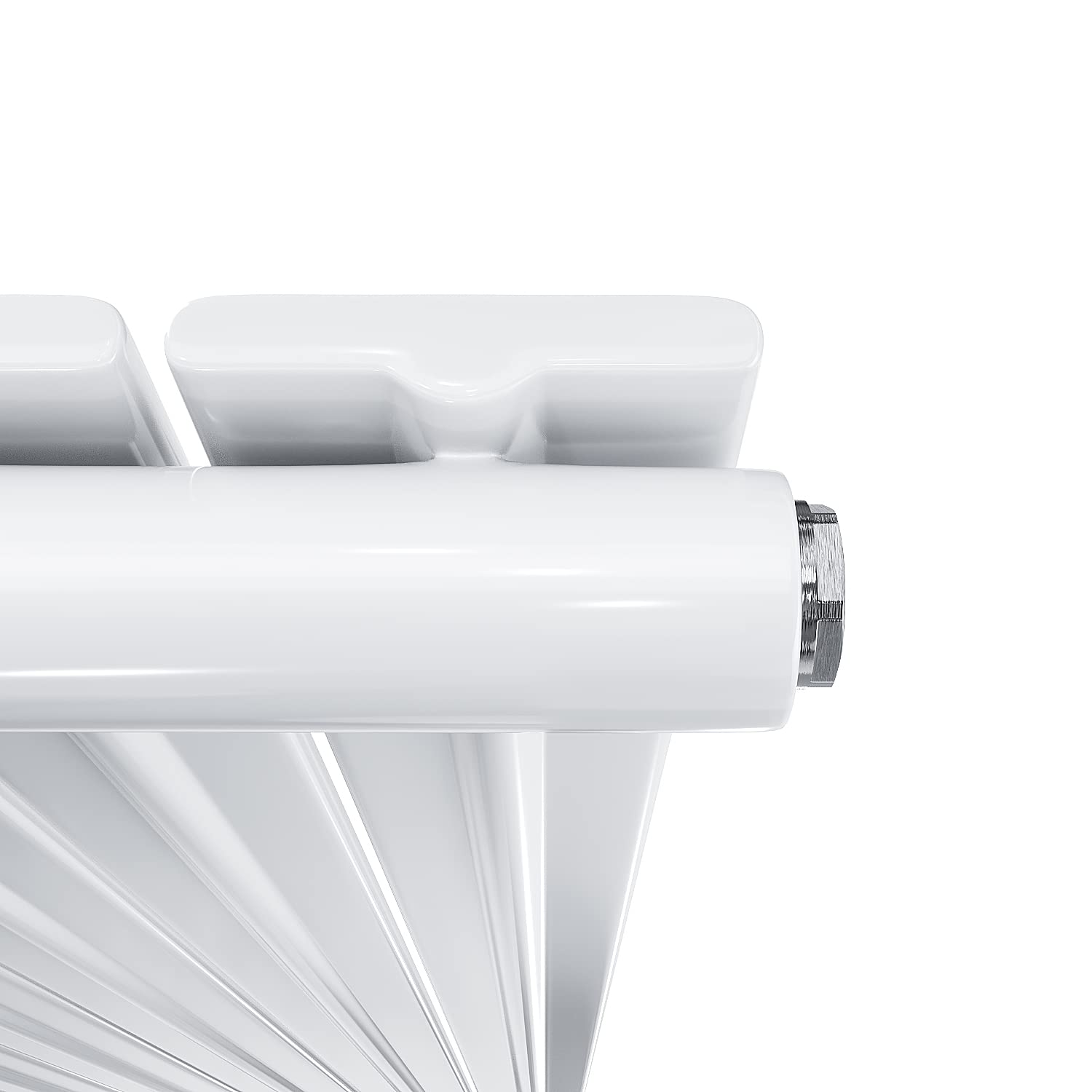 ELEGANT Paneelheizkörper Horizontal 630 x 847 mm Weiß Badezimmer Heizkörper Design Flachheizkörper