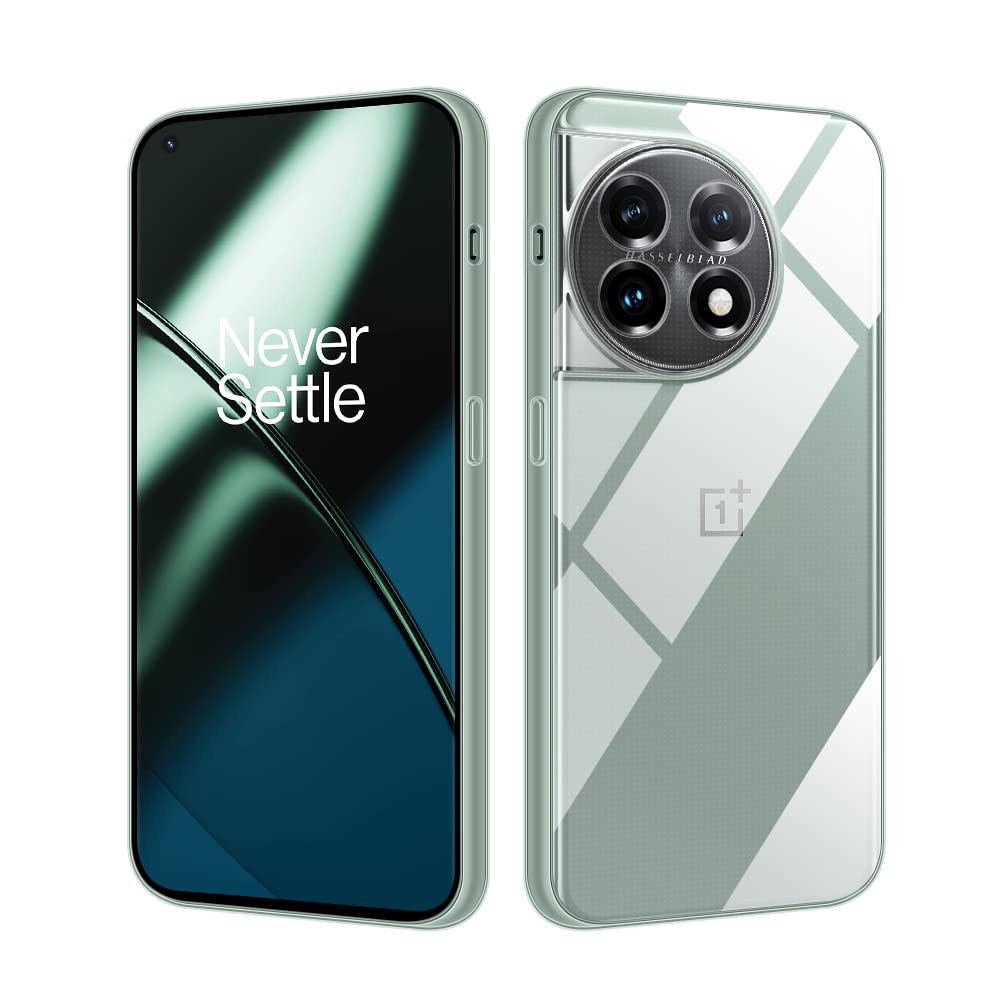 HSP Case for OnePlus 11 5G [Dust-Repellent] Mobile Phone Case,Premium TPU Silicone Case Protective Case,Scratch-Resistant Shockproof Drop Protection,Perfect Fit,Transparent