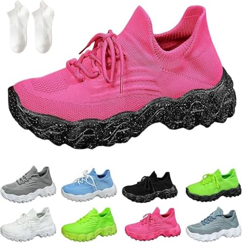 Ortho Pro Shoes for Women, Nurse Babe Shoes,Ortho Pro Women's Classic Shoes, Women's Mesh Orthopedic Sneakers Pink