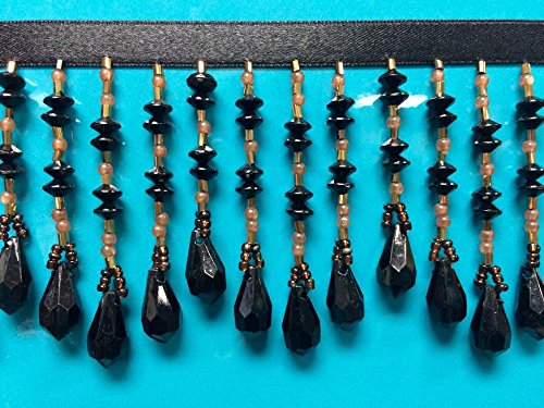 2.75" Crystal Beaded Fringe Trim Cbf-19/1 White/Clear Upholstery/Drapery/Home Furnishing/Interior Design #TOP5