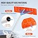 VEVOR Schneeschaufel Dach 64 cm, Einstellbereich 1,52 bis 6,4 m, Dachschneeräumer aus Aluminium und ABS Schaufel, Schneeschieber Schneeräumer Dachräumer mit Rutschfester Griff