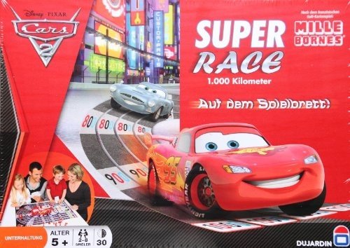 Preisvergleich Produktbild Winning Moves 80329 - Cars 2: 1000 Kilometer - Das Brettspiel