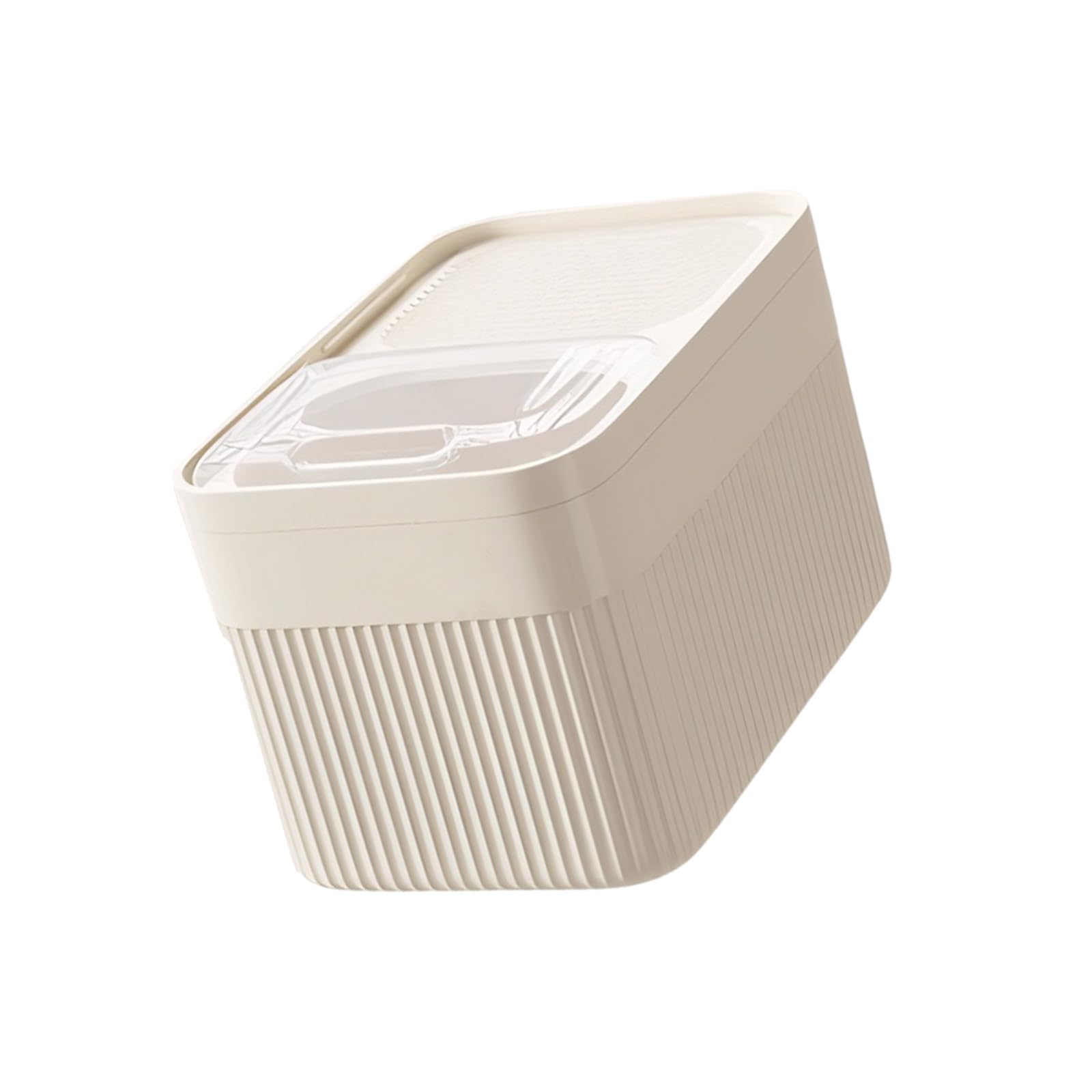Tsophreniq Airtights Cats Food Storage Container Large Capacity Seamlessly Pet Food Bin with Measuring Cup and PP Dog Container