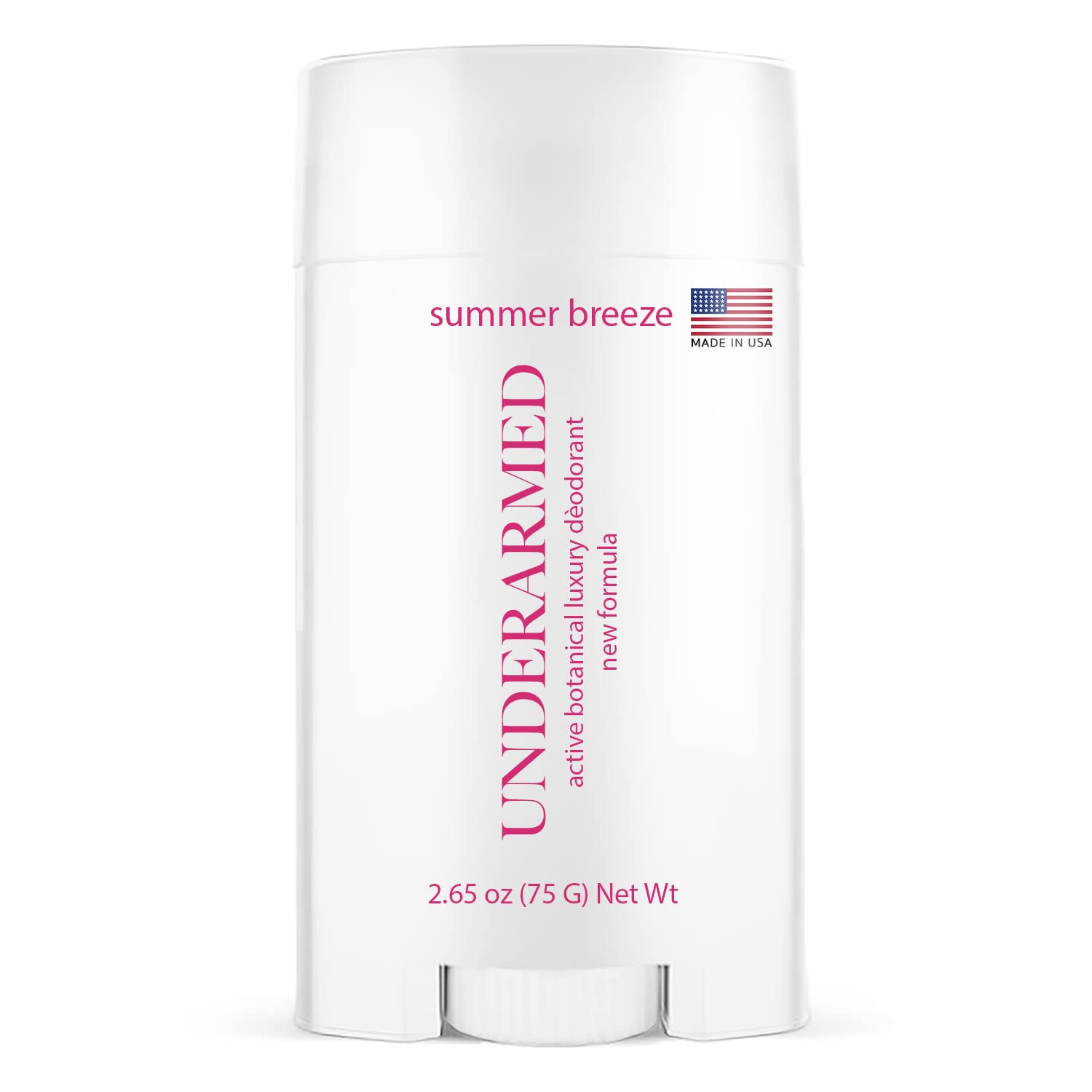 Super Natural GoodsUnderarmed Deodorant - Aluminum Free Deodorant for Women & Men - Made in USA - Effective All Day Odor Protection - Non-Toxic, Paraben Free, Cruelty Free Summer Breeze