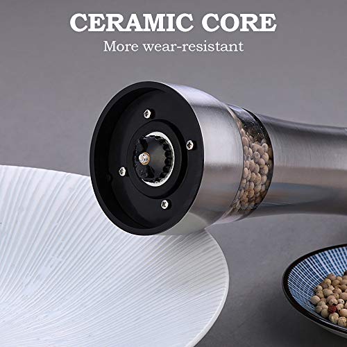 Honorall Moedor de pimenta de sal Moinho de pimenta Molho de especiarias Muller Shaker Pepper Moedor