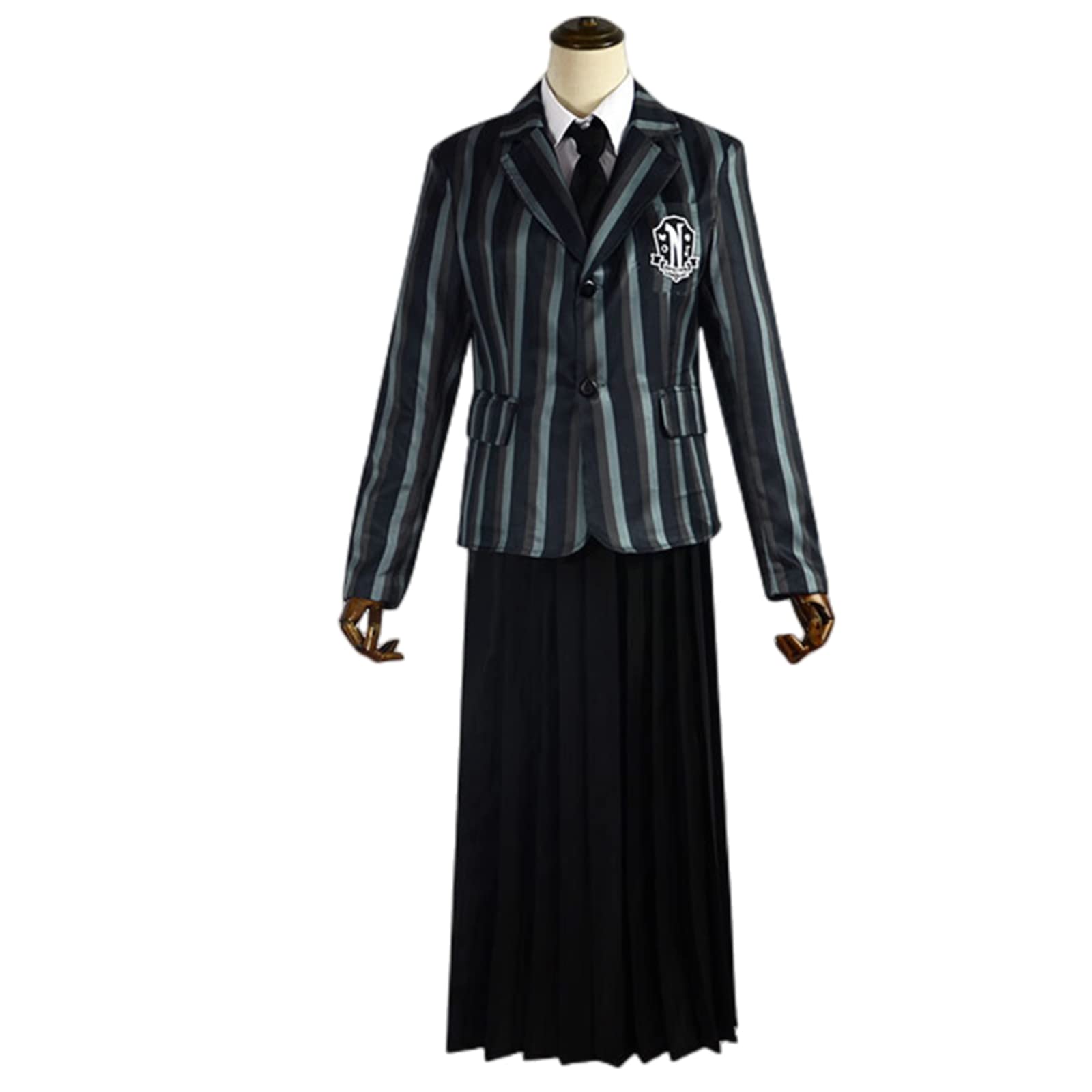 Amazon.co.jp: [Sheruan] ウェンズデー アダムス コスプレ 制服