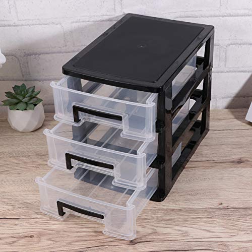 HEALLILY Mini Scatola Organizer Tre-Strato di Tipo...