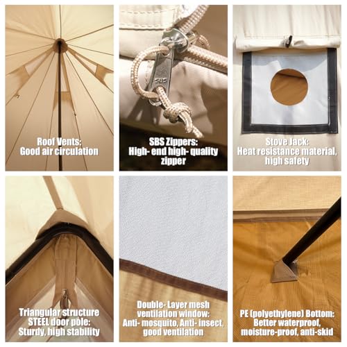 ShinHye Canvas Bell Tent 3M