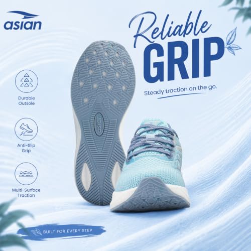 Image of ASIAN Hypercushion W-01 Women's Running & Walking Shoes | Ultra Soft Cushioning with Airflow | Lightweight Gym Sneakers for Girls & Women