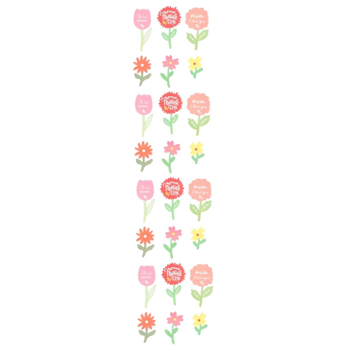 Amosfun 4 Set Inserti Per Torte Per La Festa Della Decorazioni Per Il Primo Anniversario Decorazioni Floreali Per Matrimonio Per Matrimonio Cupcake Pick 60 pezzi * 4
