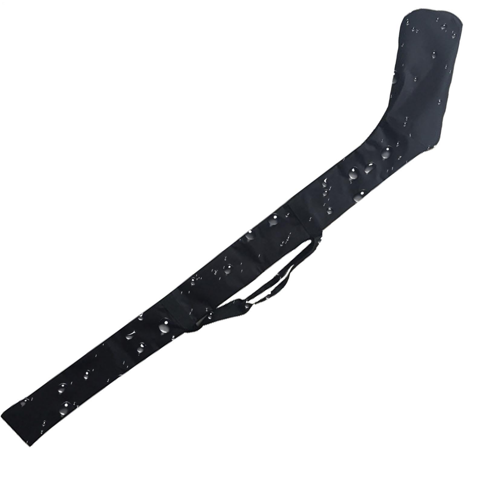Sac de rangement générique pour bâtons de hockey - Sac de de but de hockey avec bretelles - Sac à bâton de hockey sur fermeture éclair - Accessoires de sac d'équipement de hockey pour hommes