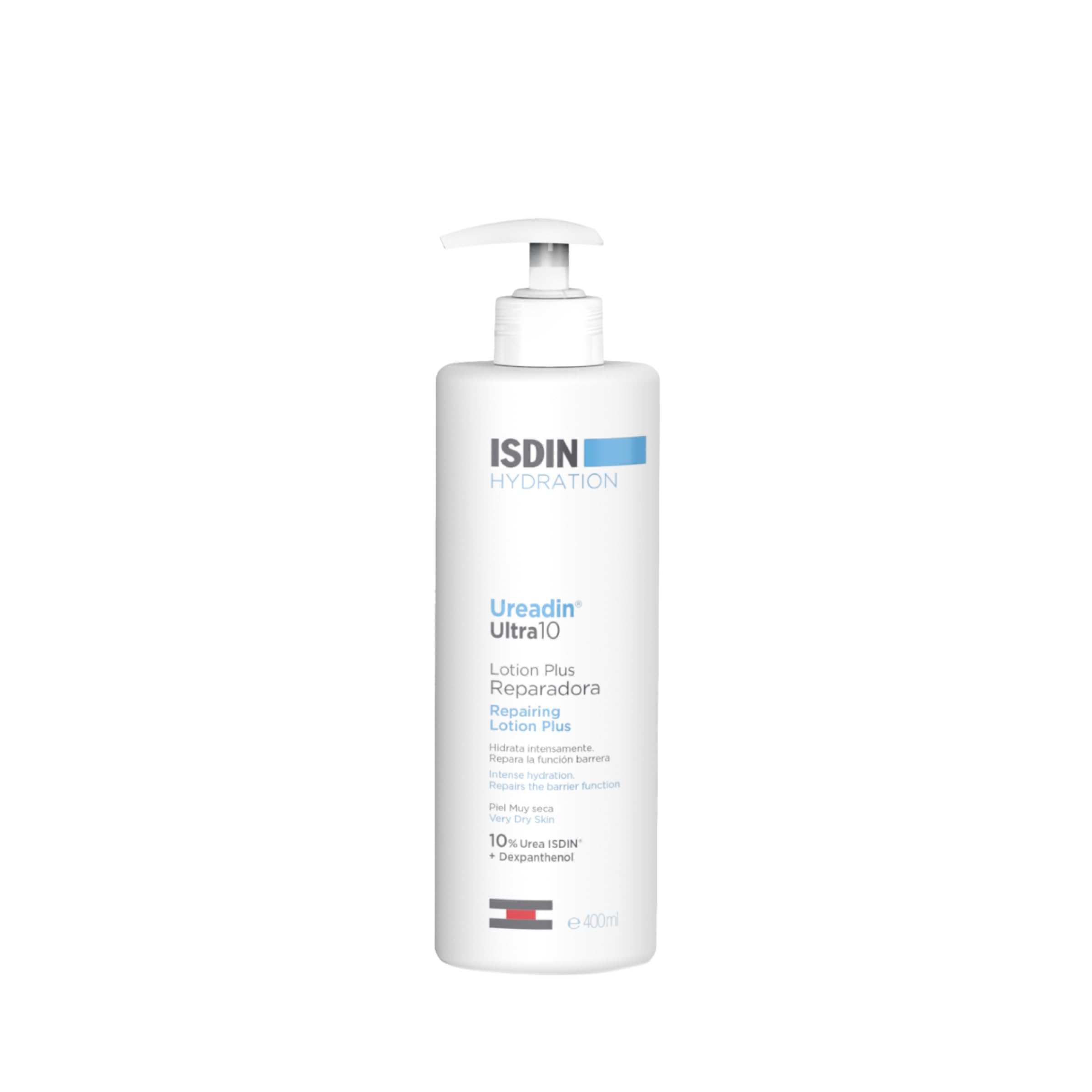 ISDIN Ureadin Ultra10 (400 ml) | Lozione Riparatrice con 10% Urea | Idrata Intensamente e Aiuta a Riparare la Funzione Barriera | Consigliata per Pelli molto Secche