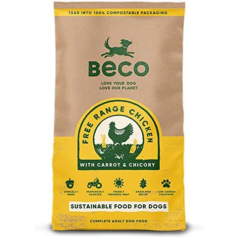 Beco Free Range Chicken with Carrot and Chicory - 2kg - Natural & Grain Free Complete Dry Dog Food Cover