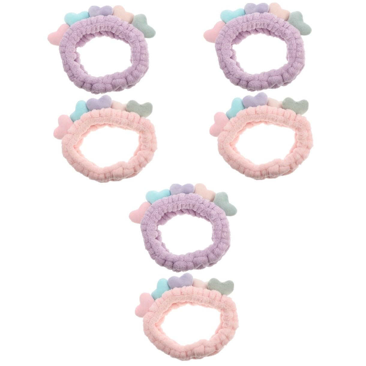 MAGICLULU 3 Juegos de Diademas de Maquillaje de Tela para La 2 Unidades X 3
